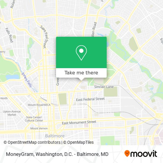 MoneyGram map