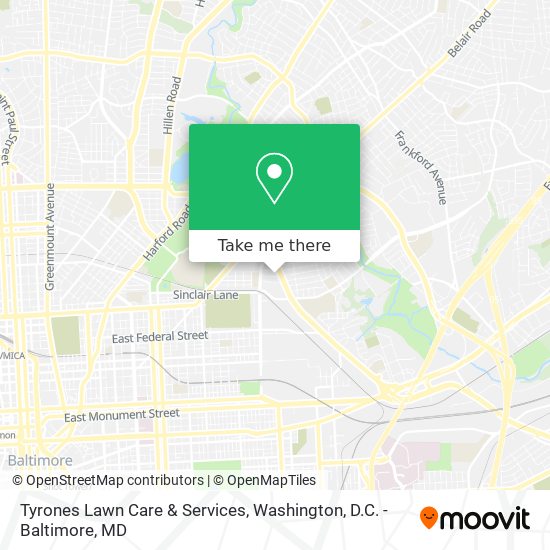 Tyrones Lawn Care & Services map