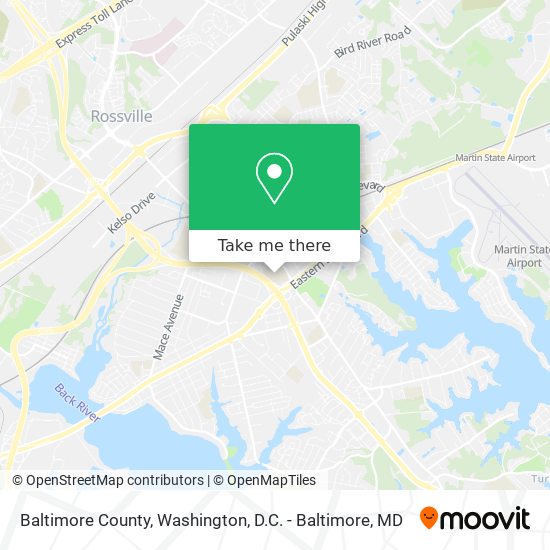 Mapa de Baltimore County