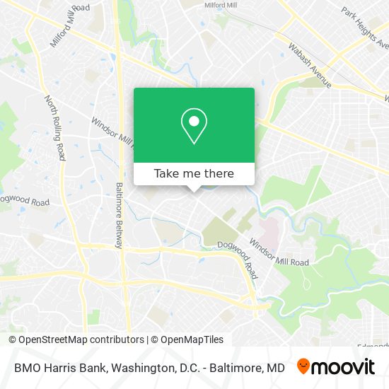 BMO Harris Bank map