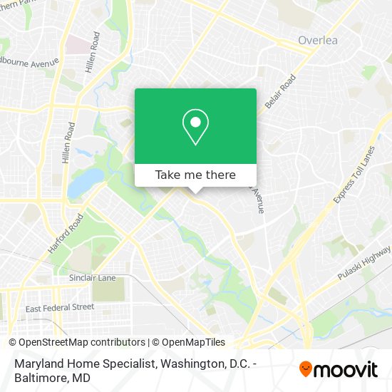 Maryland Home Specialist map