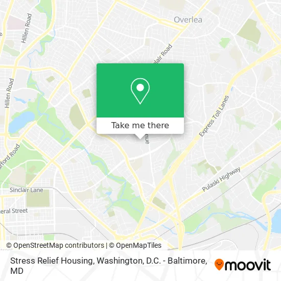 Stress Relief Housing map