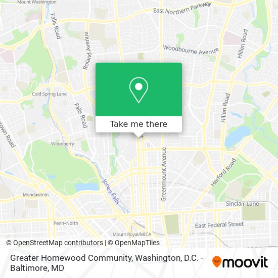 Greater Homewood Community map