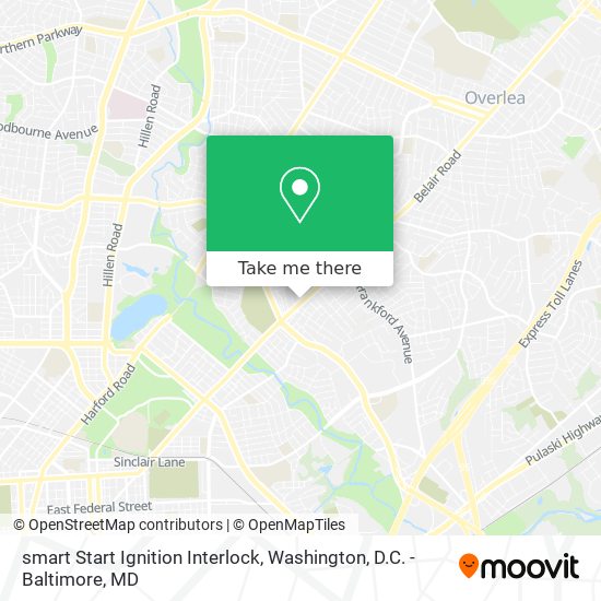 smart Start Ignition Interlock map