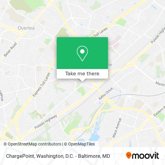 ChargePoint map