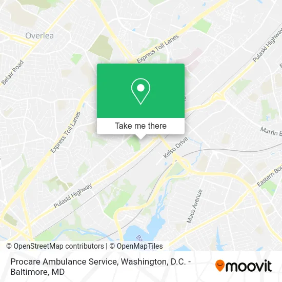 Procare Ambulance Service map