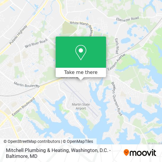 Mitchell Plumbing & Heating map