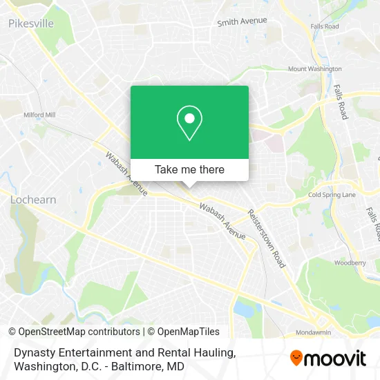 Mapa de Dynasty Entertainment and Rental Hauling
