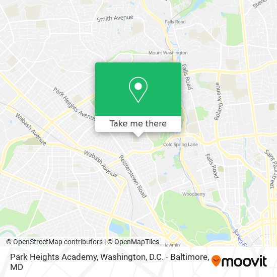 Park Heights Academy map