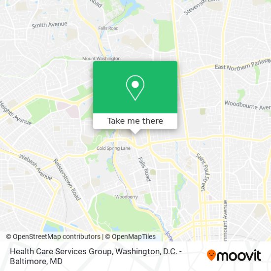 Health Care Services Group map