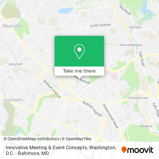 Innovative Meeting & Event Concepts map