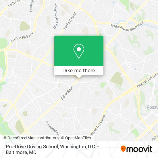Mapa de Pro-Drive Driving School