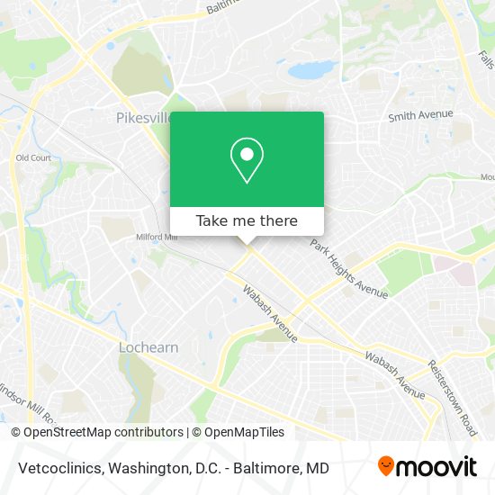 Vetcoclinics map