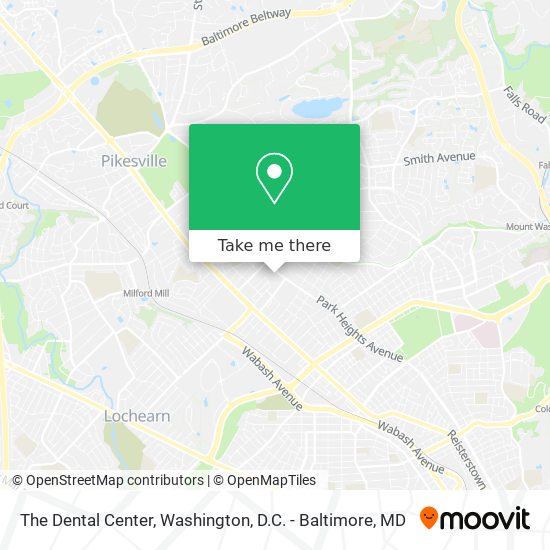 The Dental Center map