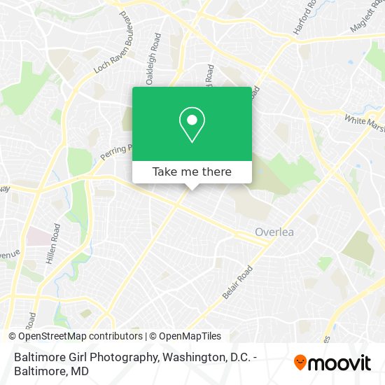 Baltimore Girl Photography map