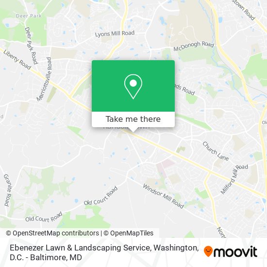 Ebenezer Lawn & Landscaping Service map
