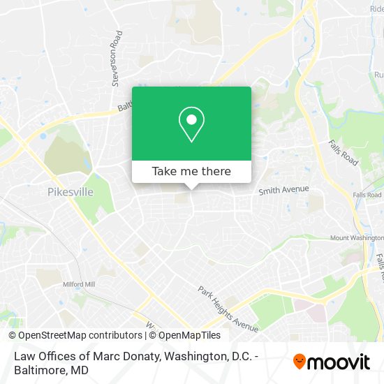Mapa de Law Offices of Marc Donaty