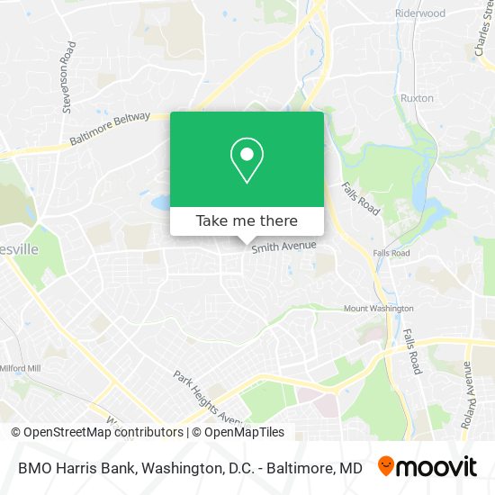 BMO Harris Bank map