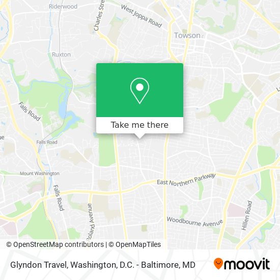 Glyndon Travel map
