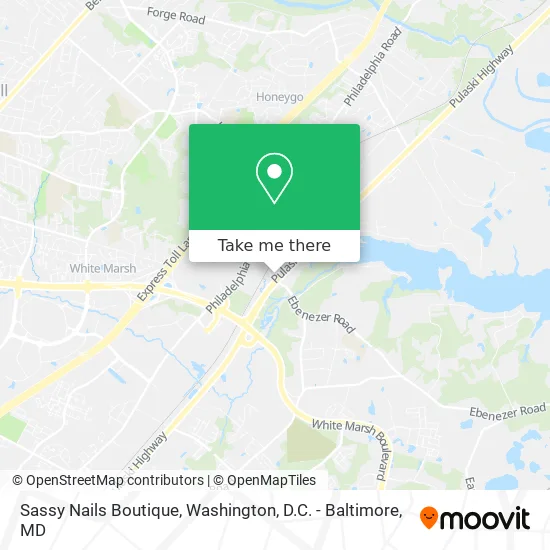 Sassy Nails Boutique map