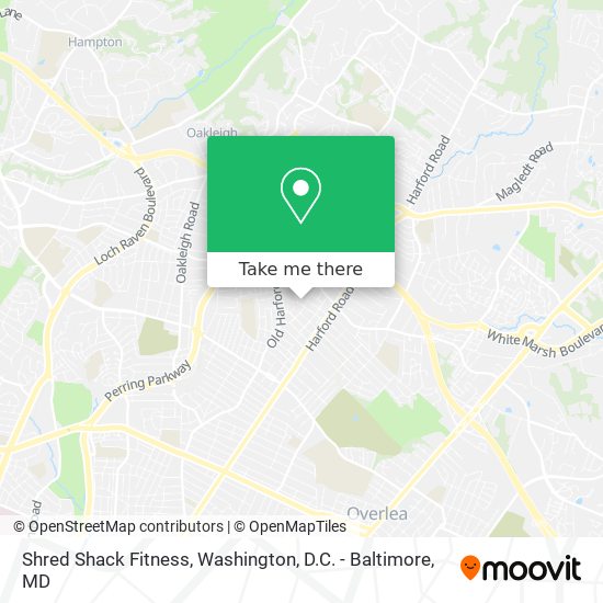 Mapa de Shred Shack Fitness
