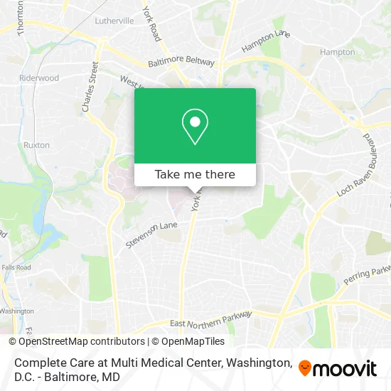 Complete Care at Multi Medical Center map