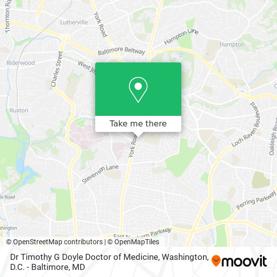 Mapa de Dr Timothy G Doyle Doctor of Medicine