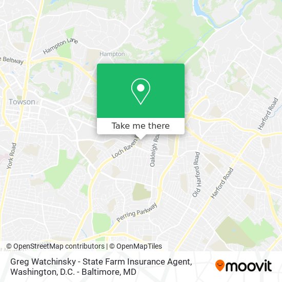 Greg Watchinsky - State Farm Insurance Agent map