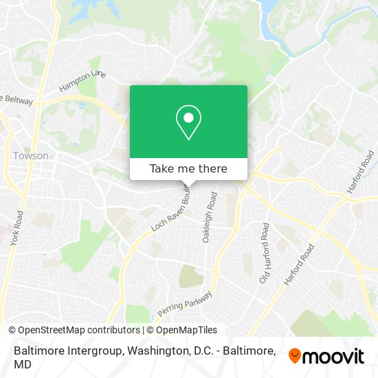 Mapa de Baltimore Intergroup