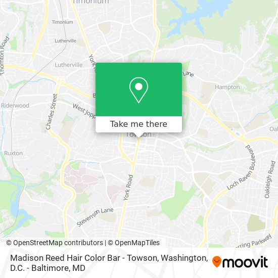 Madison Reed Hair Color Bar - Towson map