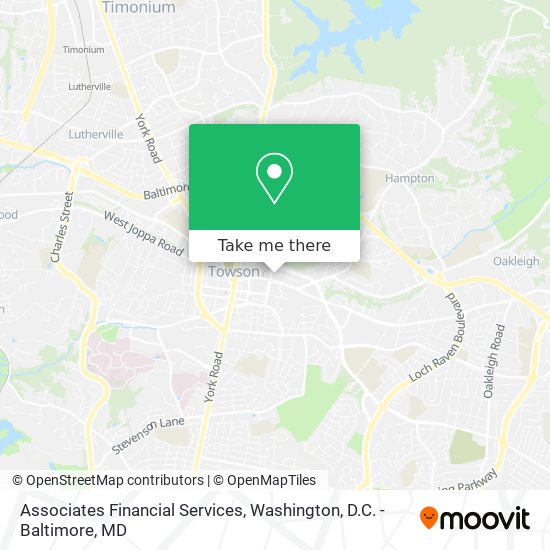 Mapa de Associates Financial Services