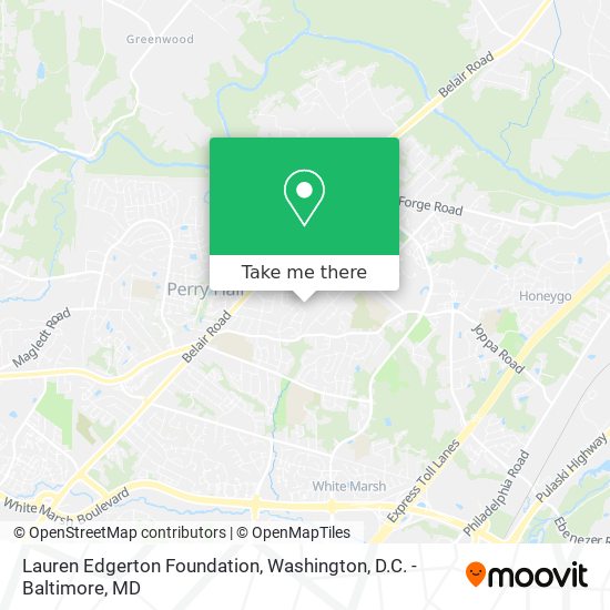 Lauren Edgerton Foundation map