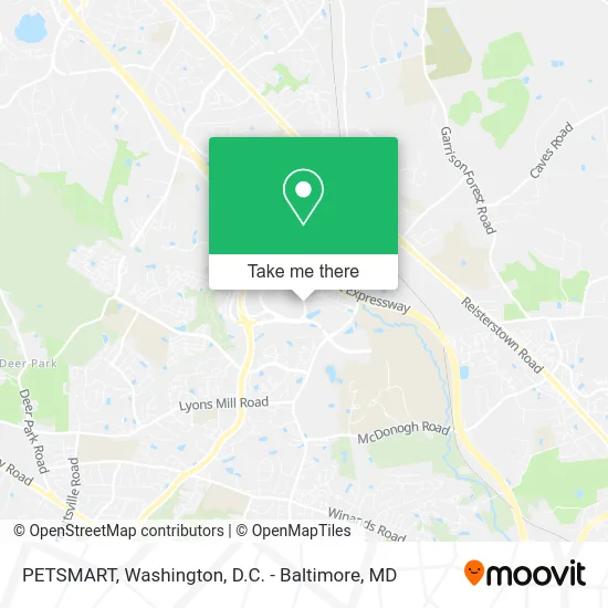 PETSMART map