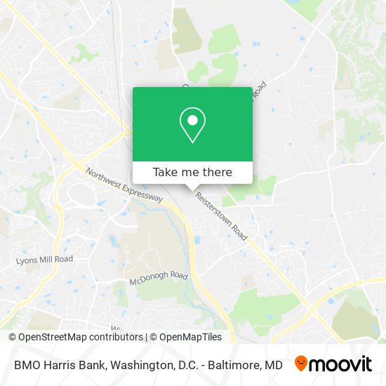 BMO Harris Bank map