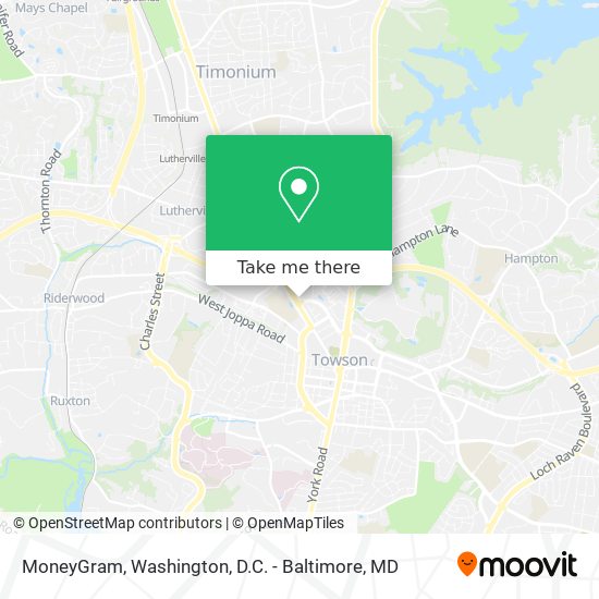 MoneyGram map