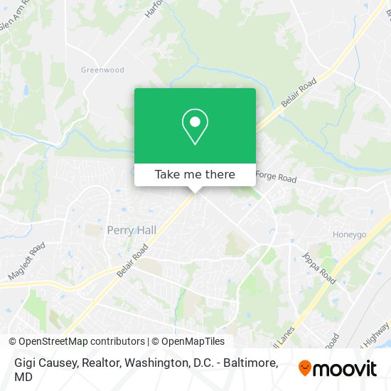 Gigi Causey, Realtor map