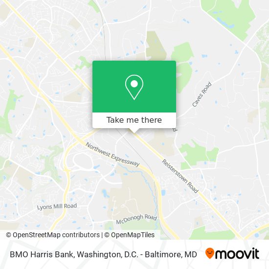 BMO Harris Bank map