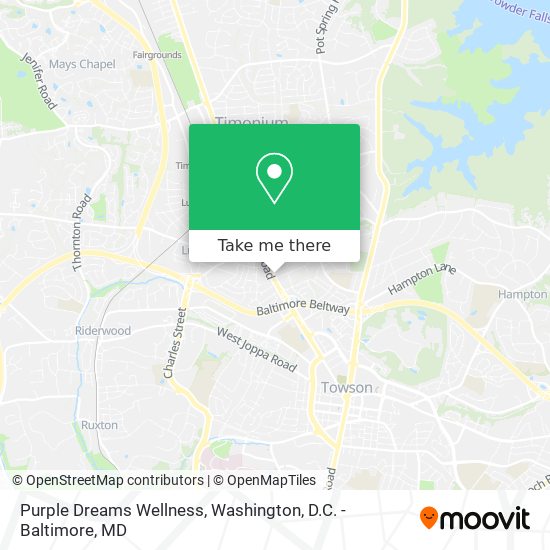 Purple Dreams Wellness map