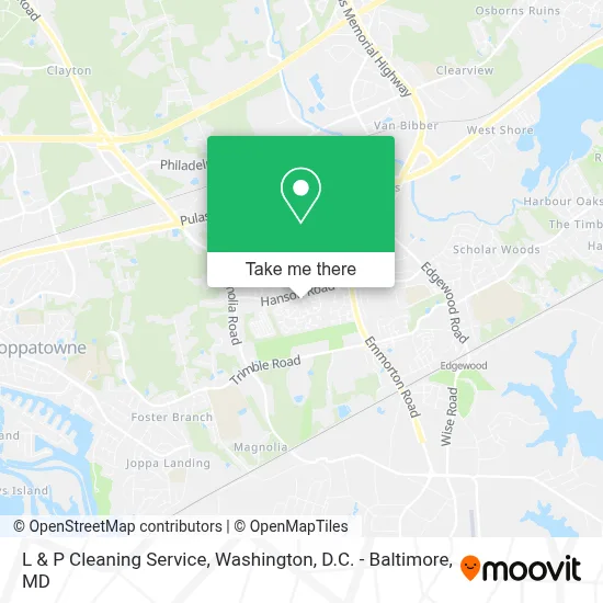 L & P Cleaning Service map
