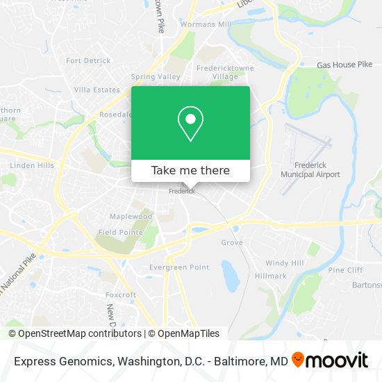 Express Genomics map