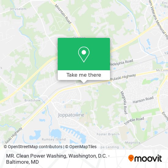 Mapa de MR. Clean Power Washing