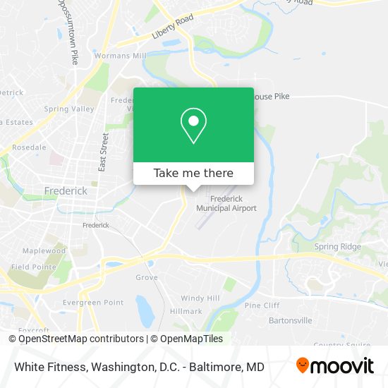 White Fitness map