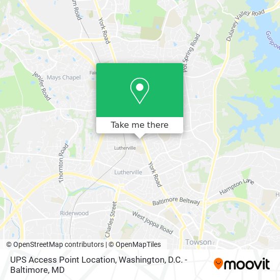 Mapa de UPS Access Point Location