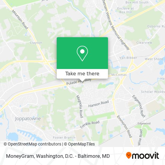 MoneyGram map