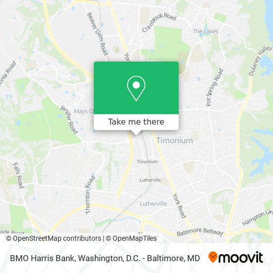 BMO Harris Bank map