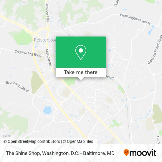 The Shine Shop map