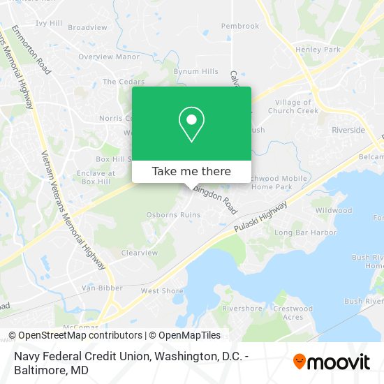 Navy Federal Credit Union map