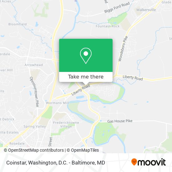 Coinstar map