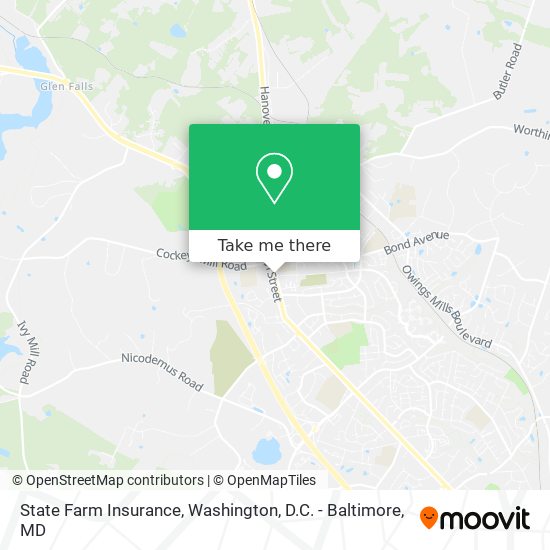 State Farm Insurance map