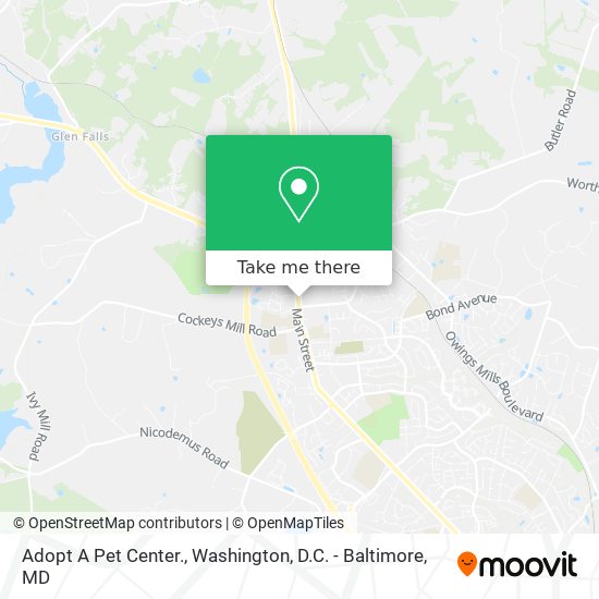 Adopt A Pet Center. map